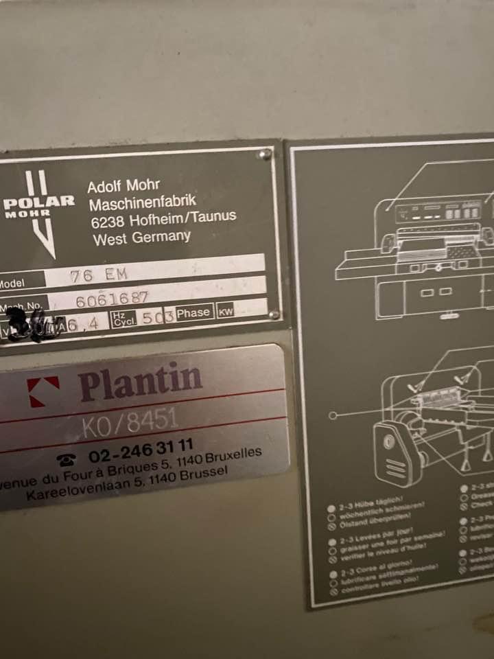 76 cm Polar Guillotine