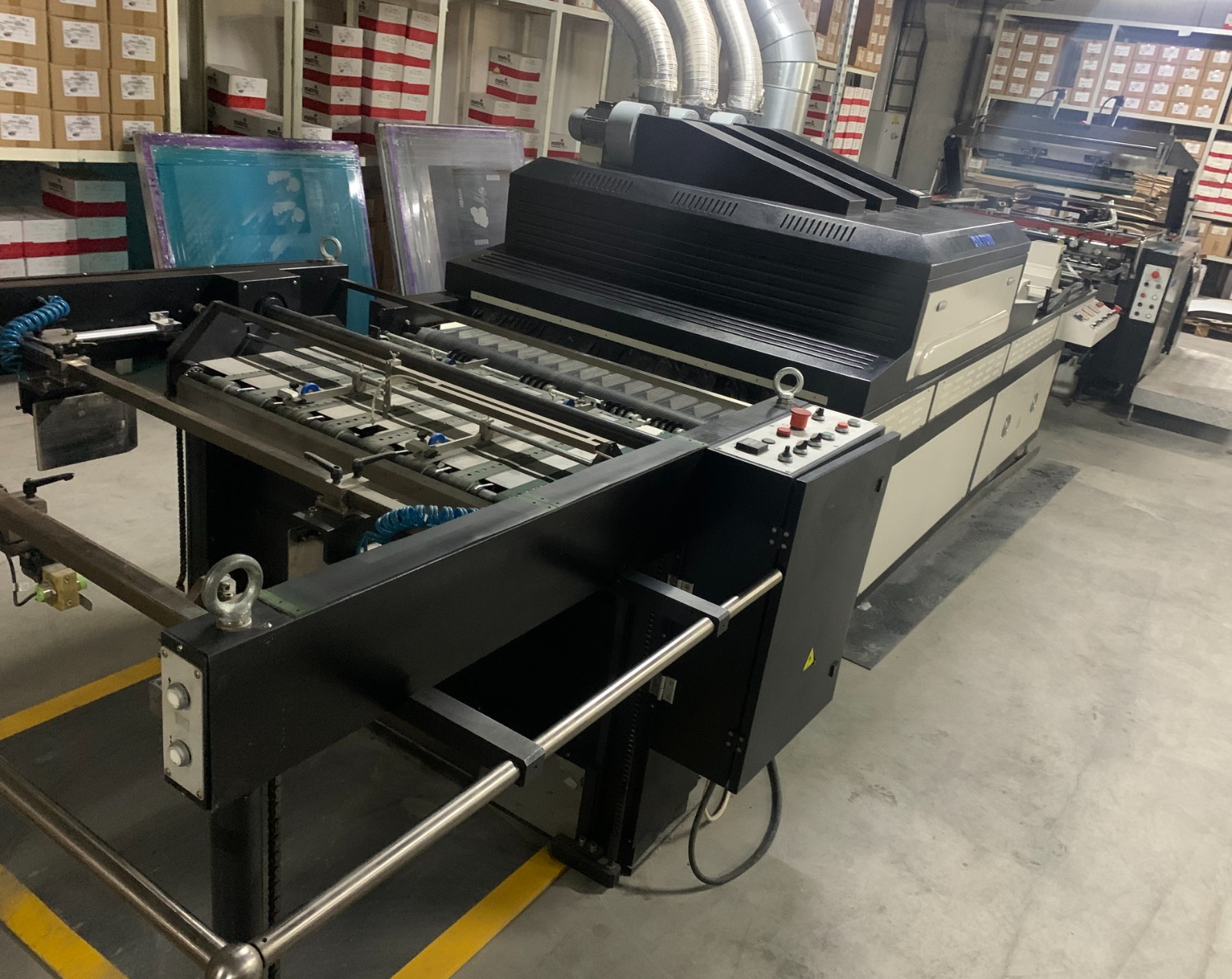 Jinbao Automatic Screen Press - Full Otomatic Uv Embossing And Local Lak Machine With Exposure And Opening Machine